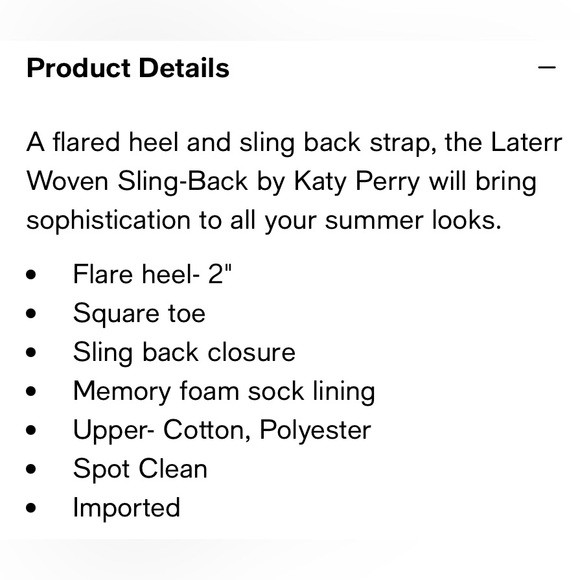 Katy Perry Laterr Woven Sling-back Pumps - Picture 8 of 8